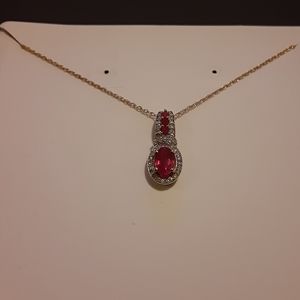Ruby gold Necklace
